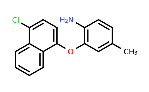 CAS 946729-16-4 | 2-((4-Chloronaphthalen-1-yl)oxy)-4-methylaniline