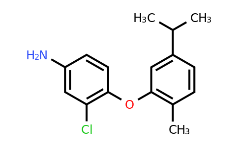 CAS 946729-73-3 | 3-Chloro-4-(5-isopropyl-2-methylphenoxy)aniline