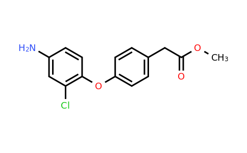 CAS 946729-80-2 | Methyl 2-(4-(4-amino-2-chlorophenoxy)phenyl)acetate