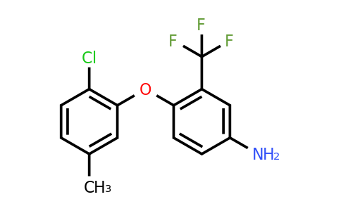CAS 946740-54-1 | 4-(2-Chloro-5-methylphenoxy)-3-(trifluoromethyl)aniline