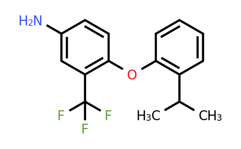 CAS 946740-58-5 | 4-(2-Isopropylphenoxy)-3-(trifluoromethyl)aniline