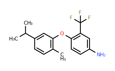 CAS 946740-62-1 | 4-(5-Isopropyl-2-methylphenoxy)-3-(trifluoromethyl)aniline