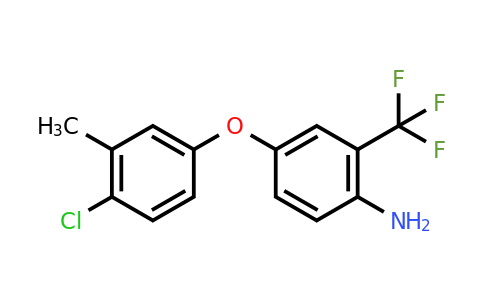 CAS 946741-39-5 | 4-(4-Chloro-3-methylphenoxy)-2-(trifluoromethyl)aniline
