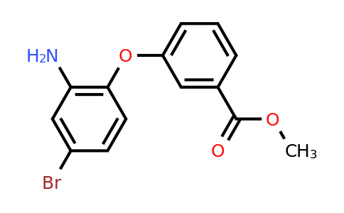 CAS 946743-51-7 | Methyl 3-(2-amino-4-bromophenoxy)benzoate