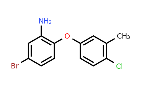 CAS 946743-59-5 | 5-Bromo-2-(4-chloro-3-methylphenoxy)aniline