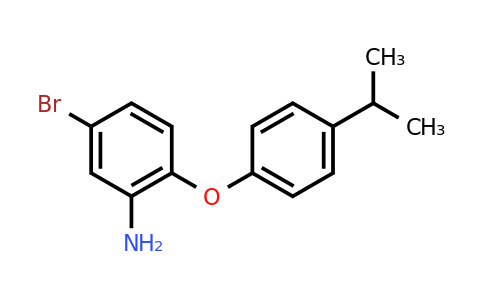 CAS 946743-67-5 | 5-Bromo-2-(4-isopropylphenoxy)aniline
