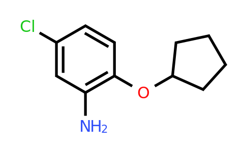 CAS 946761-13-3 | 5-chloro-2-(cyclopentyloxy)aniline