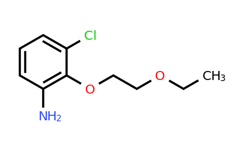 CAS 946772-33-4 | 3-Chloro-2-(2-ethoxyethoxy)aniline