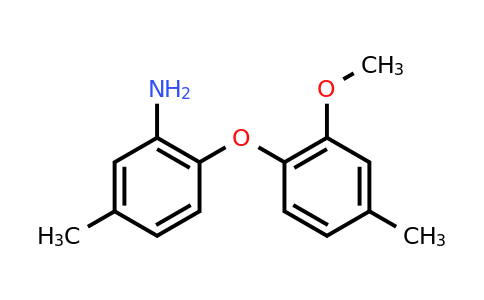 CAS 946773-92-8 | 2-(2-Methoxy-4-methylphenoxy)-5-methylaniline