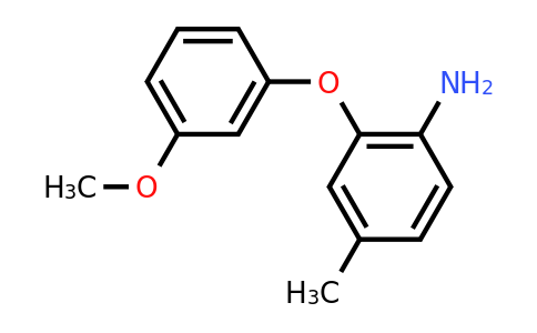 CAS 946774-37-4 | 2-(3-Methoxyphenoxy)-4-methylaniline