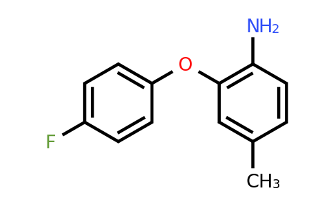CAS 946774-45-4 | 2-(4-Fluorophenoxy)-4-methylaniline