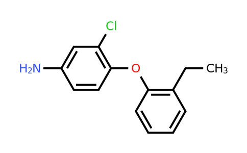 CAS 946775-36-6 | 3-Chloro-4-(2-ethylphenoxy)aniline