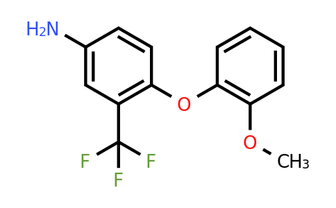 CAS 946775-72-0 | 4-(2-Methoxyphenoxy)-3-(trifluoromethyl)aniline