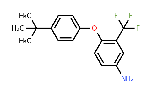 CAS 946784-16-3 | 4-(4-(tert-Butyl)phenoxy)-3-(trifluoromethyl)aniline