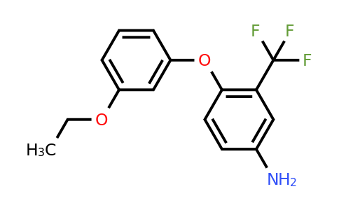 CAS 946784-28-7 | 4-(3-Ethoxyphenoxy)-3-(trifluoromethyl)aniline