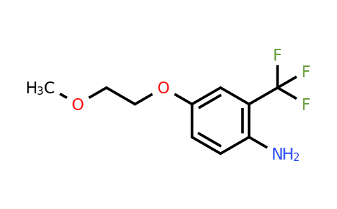 CAS 946784-32-3 | 4-(2-Methoxyethoxy)-2-(trifluoromethyl)aniline