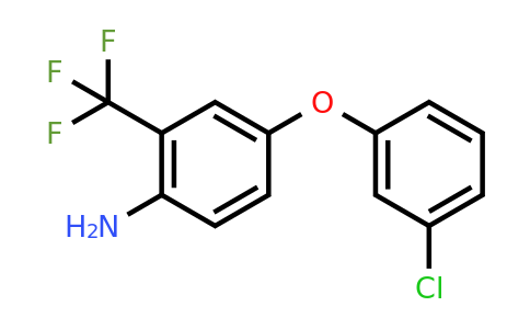 CAS 946784-60-7 | 4-(3-Chlorophenoxy)-2-(trifluoromethyl)aniline