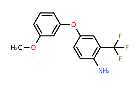 CAS 946784-63-0 | 4-(3-Methoxyphenoxy)-2-(trifluoromethyl)aniline