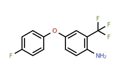 CAS 946784-69-6 | 4-(4-Fluorophenoxy)-2-(trifluoromethyl)aniline