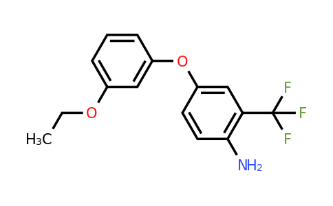 CAS 946784-84-5 | 4-(3-Ethoxyphenoxy)-2-(trifluoromethyl)aniline