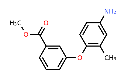 CAS 946785-17-7 | Methyl 3-(4-amino-2-methylphenoxy)benzoate