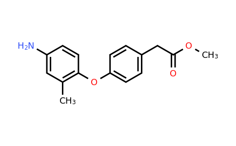 CAS 946785-37-1 | Methyl 2-(4-(4-amino-2-methylphenoxy)phenyl)acetate