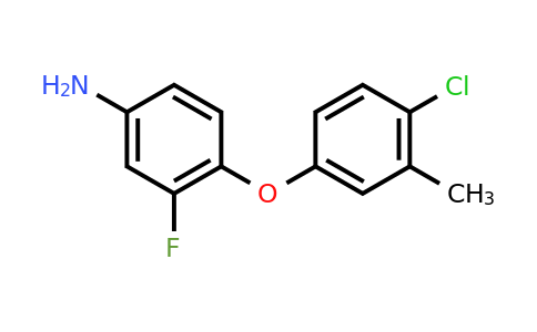 CAS 946785-74-6 | 4-(4-Chloro-3-methylphenoxy)-3-fluoroaniline