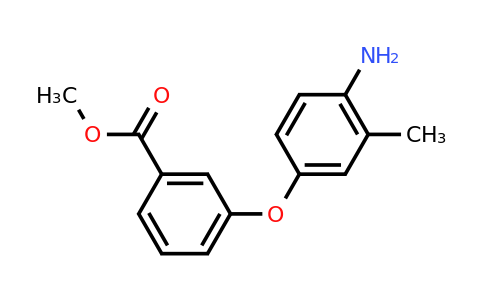 CAS 946786-12-5 | Methyl 3-(4-amino-3-methylphenoxy)benzoate