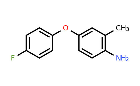 CAS 946786-20-5 | 4-(4-Fluorophenoxy)-2-methylaniline