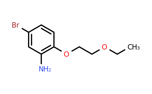 CAS 946786-47-6 | 5-bromo-2-(2-ethoxyethoxy)aniline