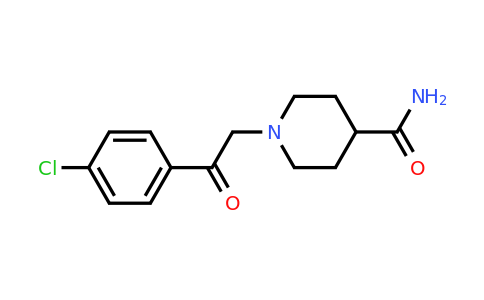 CAS 946817-32-9 | 1-[2-(4-Chlorophenyl)-2-oxoethyl]piperidine-4-carboxamide