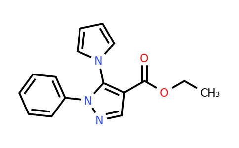 CAS 94692-05-4 | Ethyl 1-phenyl-5-(1H-pyrrol-1-yl)-1H-pyrazole-4-carboxylate