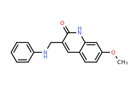CAS 947018-31-7 | 3-(Anilinomethyl)-7-methoxyquinolin-2(1H)-one