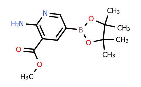 CAS 947249-44-7 | Methyl 2-amino-5-(4,4,5,5-tetramethyl-1,3,2-dioxaborolan-2-YL)nicotinate