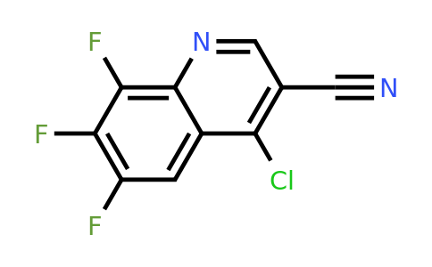 CAS 947339-99-3 | 4-Chloro-6,7,8-trifluoroquinoline-3-carbonitrile