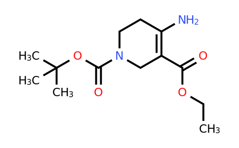 CAS 947403-75-0 | 1-tert-Butyl 3-ethyl 4-amino-5,6-dihydropyridine-1,3(2H)-dicarboxylate