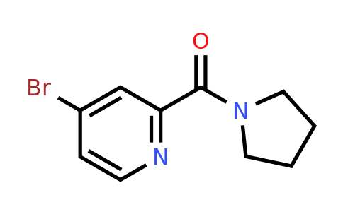 CAS 947534-63-6 | (4-Bromopyridin-2-YL)(pyrrolidin-1-YL)methanone