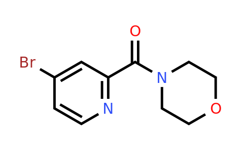 CAS 947534-68-1 | (4-Bromo-2-pyridinyl)-4-morpholinyl-methanone