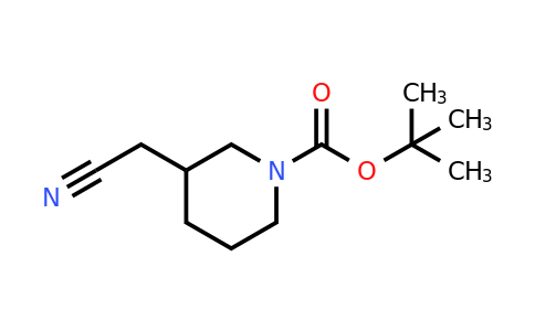 CAS 948015-72-3 | Tert-butyl 3-(cyanomethyl)piperidine-1-carboxylate