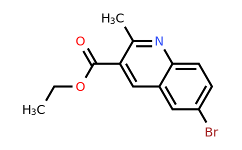 CAS 948289-14-3 | 6-Bromo-2-methylquinoline-3-carboxylic acid ethyl ester