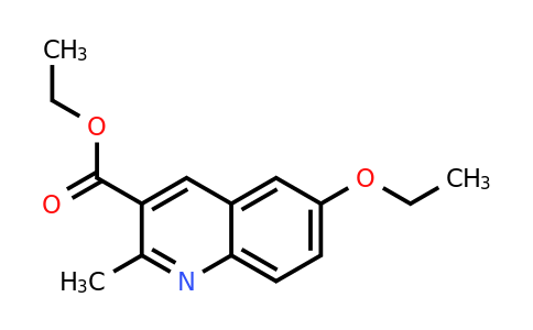 CAS 948289-68-7 | 6-Ethoxy-2-methylquinoline-3-carboxylic acid ethyl ester