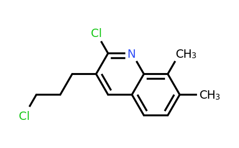 CAS 948290-05-9 | 2-Chloro-3-(3-chloropropyl)-7,8-dimethylquinoline