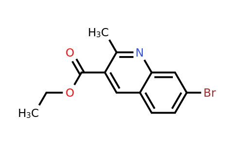CAS 948290-16-2 | 7-Bromo-2-methylquinoline-3-carboxylic acid ethyl ester
