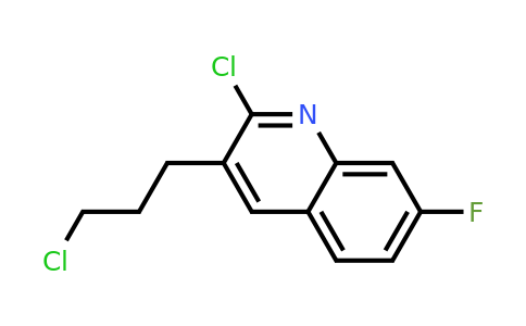 CAS 948290-17-3 | 2-Chloro-3-(3-chloropropyl)-7-fluoroquinoline