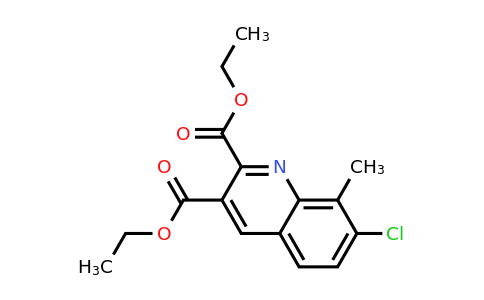 CAS 948290-46-8 | 7-Chloro-8-methylquinoline-2,3-dicarboxylic acid diethyl ester