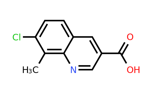 CAS 948290-52-6 | 7-Chloro-8-methylquinoline-3-carboxylic acid