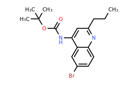 CAS 948290-88-8 | 4-Tert-butoxycarbonylamino-6-bromo-2-propylquinoline