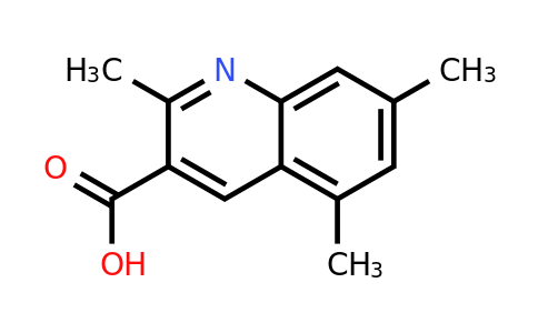CAS 948290-95-7 | 2,5,7-Trimethylquinoline-3-carboxylic acid
