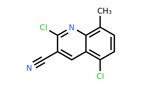 CAS 948291-30-3 | 2,5-Dichloro-8-methylquinoline-3-carbonitrile