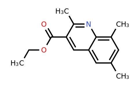 CAS 948291-48-3 | 2,6,8-Trimethylquinoline-3-carboxylic acid ethyl ester